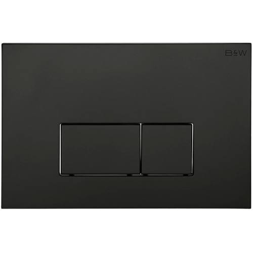 картинка Клавиша смыва Black&White Universe WPI-09542 09542 Matt Black от магазина Сантехстрой