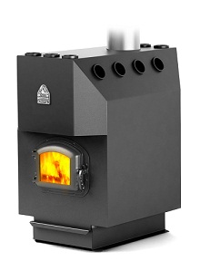 картинка Печь отопительная ПРОФЕССОР с чугунной дверцей ТМФ от магазина Сантехстрой