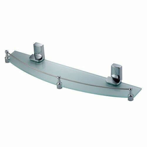 картинка Стеклянная полка WasserKRAFT Leine K-5044 Хром от магазина Сантехстрой