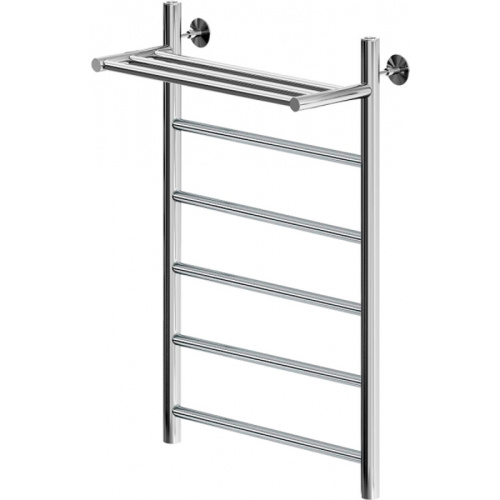 картинка Водяной полотенцесушитель Aquanet Mauro 80x50 282321 с полкой Хром от магазина Сантехстрой
