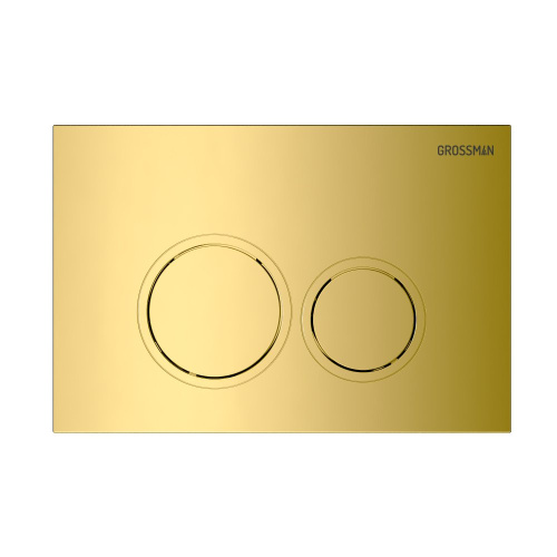 картинка Клавиша смыва Grossman Galaxy 700.K31.01.300.300 золото глянцевый от магазина Сантехстрой
