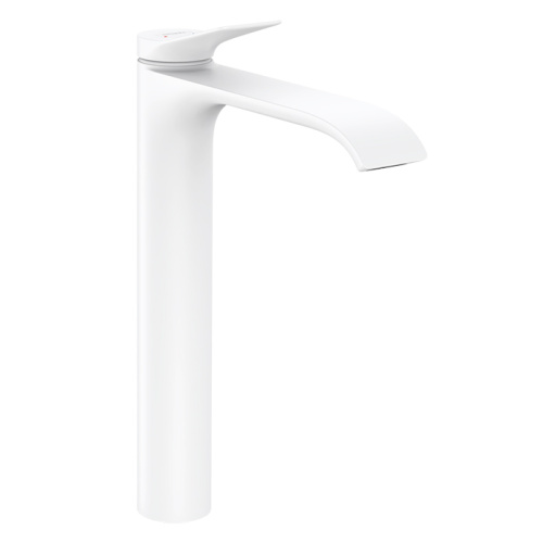 картинка HANSGROHE VIVENIS Смеситель для раковины на 1 отверстие, однорычажный, высокий, цвет белый матовый от магазина Сантехстрой