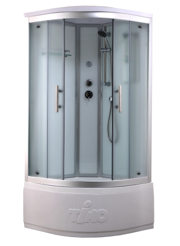 картинка Душевая кабина Timo Standart Silver Fabric 90*90*220  (T-6690SF) от магазина Сантехстрой