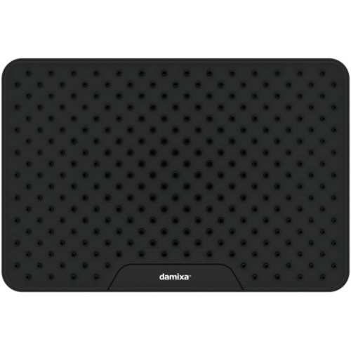 картинка 940050300 Merkur верхний душ, квадрат, черный от магазина Сантехстрой