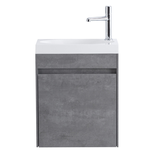 картинка Тумба под раковину подвесная BelBagno PIETRA MINI-460-1A-SO-SCM-R Stucco Cemento от магазина Сантехстрой