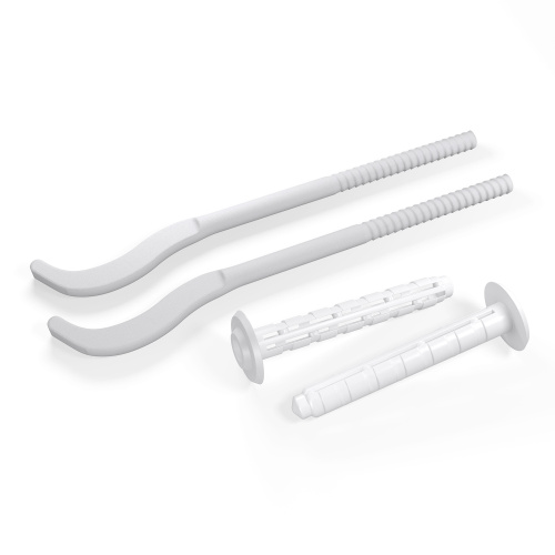 картинка Комплект плоских кронштейнов с дюбелями 7,2х170мм от магазина Сантехстрой