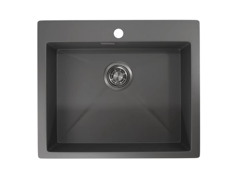 картинка Кухонная мойка GRANULA (5951, ГРАФИТ МАТОВЫЙ) от магазина Сантехстрой