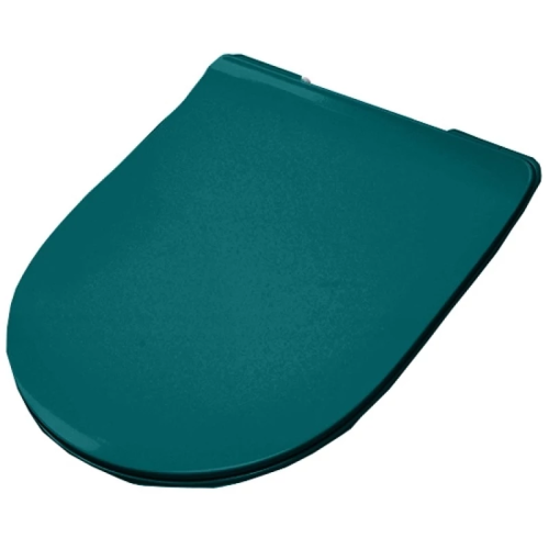 картинка Artceram FILE 2.0 Крышка с сиденьем Slim для унитаза, механизм soft-close, цвет verde foresta/хром от магазина Сантехстрой