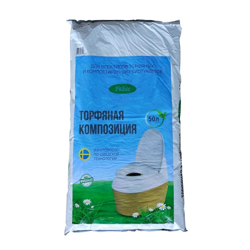 картинка Торфяная композиция Piteco для биотуалетов 50 л от магазина Сантехстрой