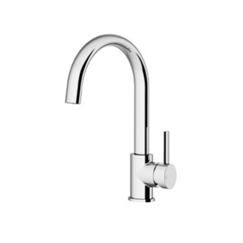 картинка Gattoni Oval Смеситель для кухни на 1отверстие,однорычажный, с поворотным изливом, цвет хром (Снято с пр-ва) от магазина Сантехстрой