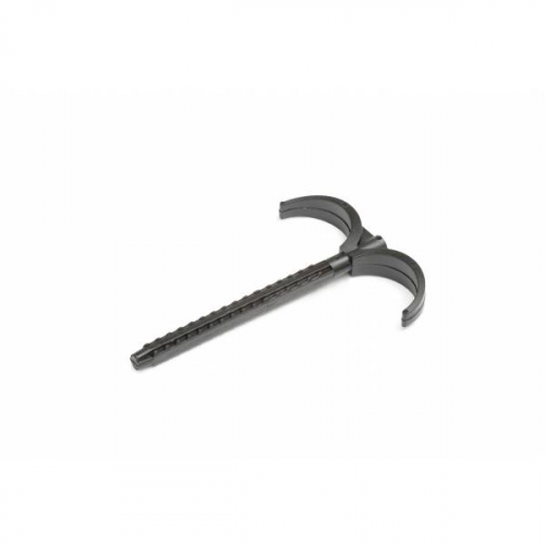 картинка Дюбель крюковой двойной, RAUTITAN, DN-10-32, чёрный, для 2 труб от магазина Сантехстрой