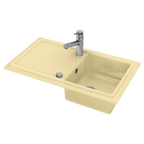 картинка Duravit Cassia Кухонная мойка Cassia 50 860x510, бежевая от магазина Сантехстрой