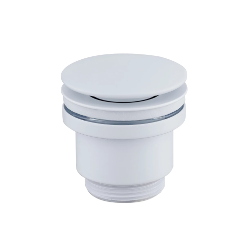 картинка Донный клапан Lemark универсальный, белый матовый (LM8500MW) от магазина Сантехстрой