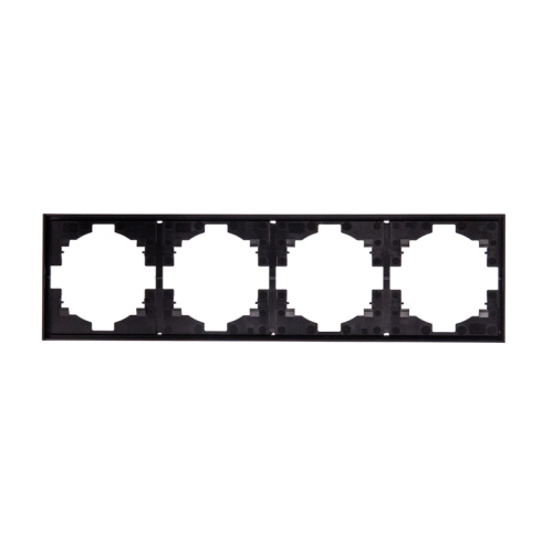 картинка Рамка STRONG 4-постовая антрацит KRANZ от магазина Сантехстрой