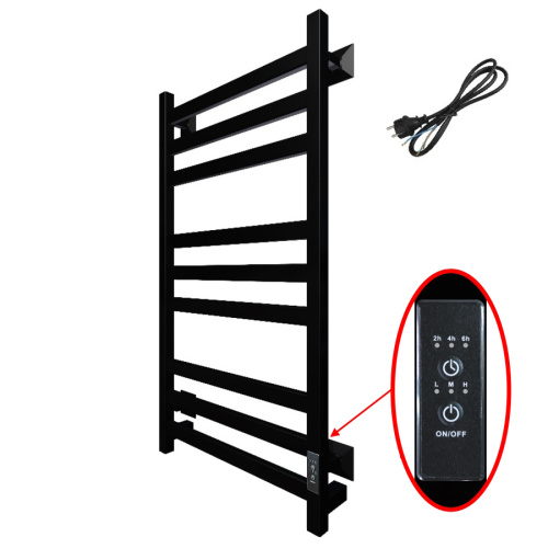 картинка Полотенцесушитель Пэк сп 21 кв 80х40 черный ВГП от магазина Сантехстрой