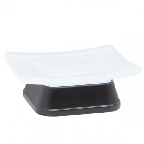 картинка Мыльница WasserKRAFT Amper Black K-5429B Черная от магазина Сантехстрой