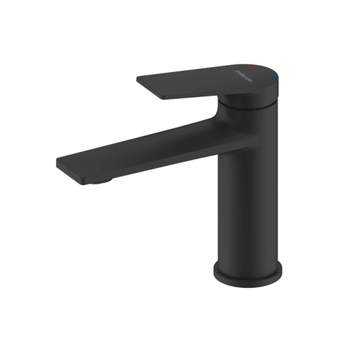 картинка Смеситель для умывальника Milardo Azure черный матовый (AZUBL00M01) от магазина Сантехстрой