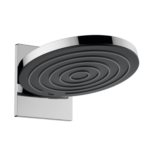 картинка HANSGROHE PULSIFY Верхний душ Ø260 мм., с настенным креплением, 2 режима, внешняя часть, цвет хром/графит от магазина Сантехстрой