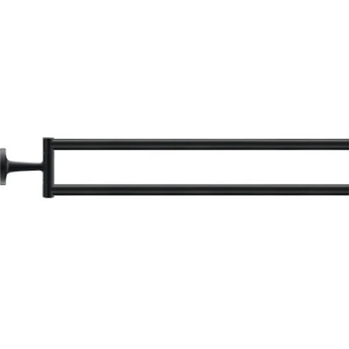 картинка Полотенцедержатель поворотный Duravit Starck 0099414600 черный от магазина Сантехстрой