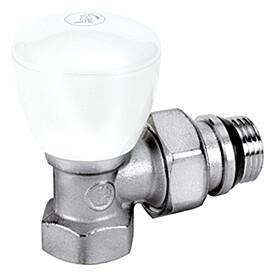 картинка Клапан, R5TG, угловой, 3/4", 3/4", ВН, хромированный, отвод с герметичной прокладкой от магазина Сантехстрой