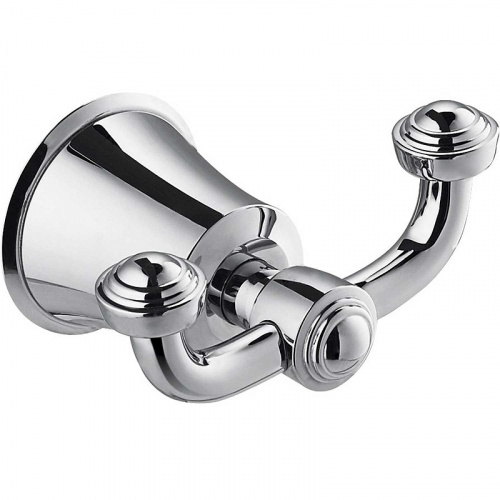 картинка Двойной крючок Cezares Liberty CZR-F-8988 Хром от магазина Сантехстрой