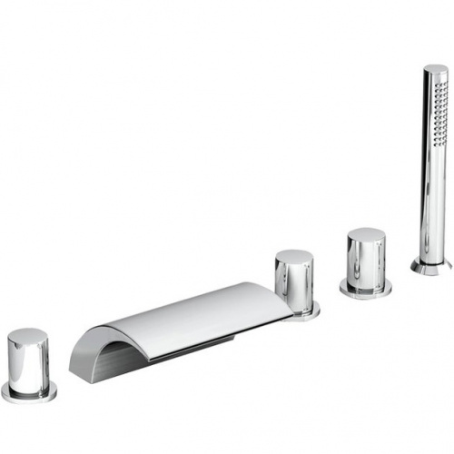 картинка смеситель для ванны ravak x070060 хром