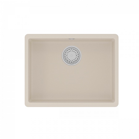 картинка Кухонная мойка Lemark SINARA 540-U подстольного монтажа из кварцгранита цвет: Шампань  (9910078) от магазина Сантехстрой