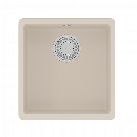 картинка Кухонная мойка Lemark SINARA 400-U подстольного монтажа из кварцгранита цвет: Шампань  (9910066) от магазина Сантехстрой