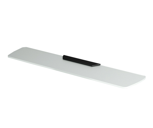 картинка Стеклянная полка WasserKRAFT Glan K-5124 Черная глянцевая от магазина Сантехстрой