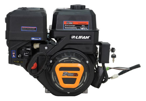 картинка Двигатель Lifan KP500E, вал ?25мм, катушка 18 Ампер (элемент возд. фильтра тип "зима") от магазина Сантехстрой