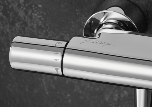 картинка Душевая колонна Jacob Delafon Talan термостатический картридж, хром (E20642-CP) от магазина Сантехстрой