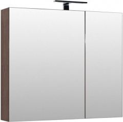 картинка Зеркальный шкаф Aquanet 00203955 Коричневый от магазина Сантехстрой