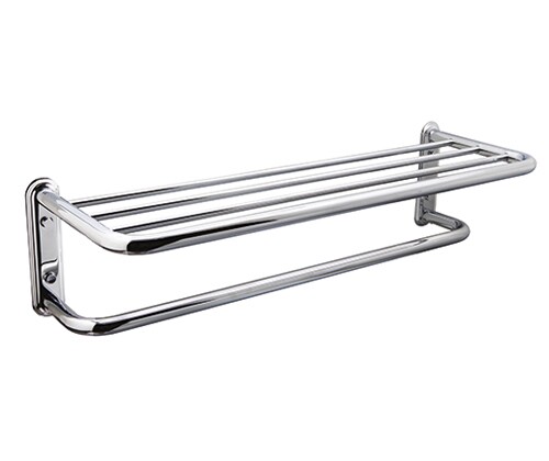 картинка Полка для полотенец WasserKRAFT K-888 Хром от магазина Сантехстрой