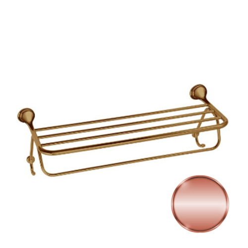 картинка Daniel Revival Acc.B. Полотенцедержатель-полка с двумя крючками, настенный, медь vecchio rame от магазина Сантехстрой