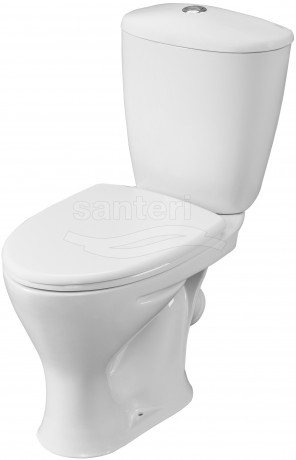 картинка Унитаз-компакт с сиденьем Santeri Versia 1.P403.3.S00.00B.F от магазина Сантехстрой