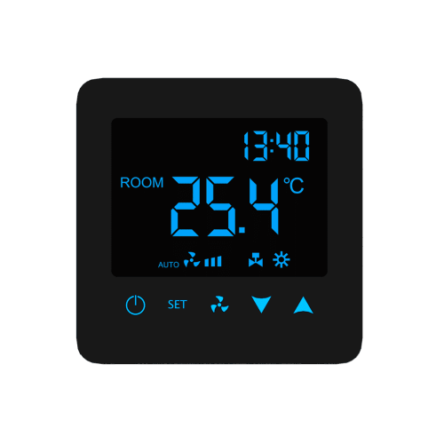 картинка Настенный терморегулятор KЗTO VT601 черный от магазина Сантехстрой