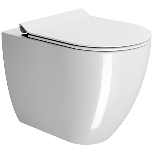 картинка Унитаз GSI Pura 880311 приставной без сиденья от магазина Сантехстрой