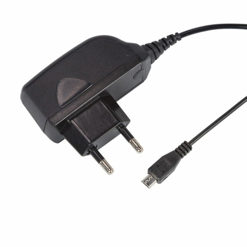 картинка Сетевое зарядное устройство microUSB 220 В (СЗУ) (5 V,  max: 1500 mA) шнур 1.2 м черное REXANT от магазина Сантехстрой