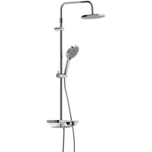 картинка 947730000 Apollo душевая система с ванно-душевым смесителем-полкой, хром от магазина Сантехстрой