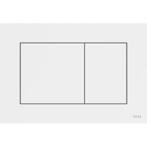 картинка TECEnow Панель смыва, белая глянцевая от магазина Сантехстрой