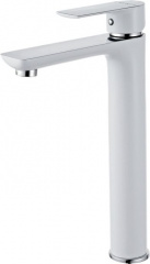 фотография смеситель для раковины aquanet af520-11сw белый