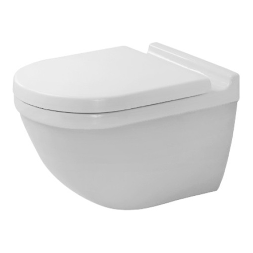 картинка Duravit Starck 3 Унитаз подвесной безободковый, 540х360 мм, с креплением Durafix,  цвет белый от магазина Сантехстрой