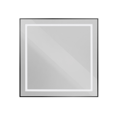 картинка Зеркало BelBagno SPC-KRAFT-800-800-SENS-NERO от магазина Сантехстрой