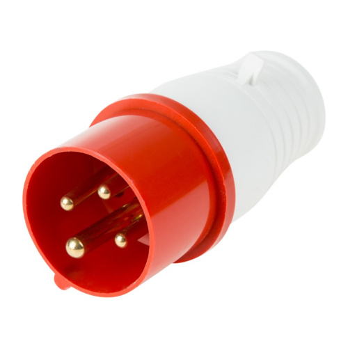 картинка Вилка 014 переносная 3Р+РЕ 16А 380В IP44 REXANT от магазина Сантехстрой