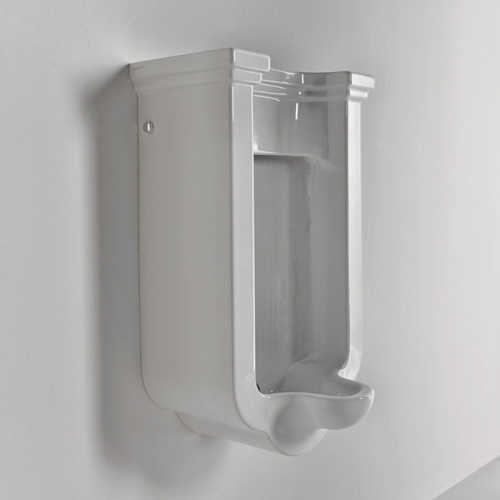 картинка Kerasan Waldorf Писсуар подвесной с сифоном и комплектом крепежей, цвет белый от магазина Сантехстрой