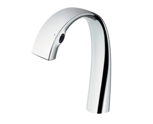 картинка TOTO NEOREST Излив для смесителя с автом функц водосбережения, латунь, цвет хром (требуется блок упр-я TLP01702R) от магазина Сантехстрой