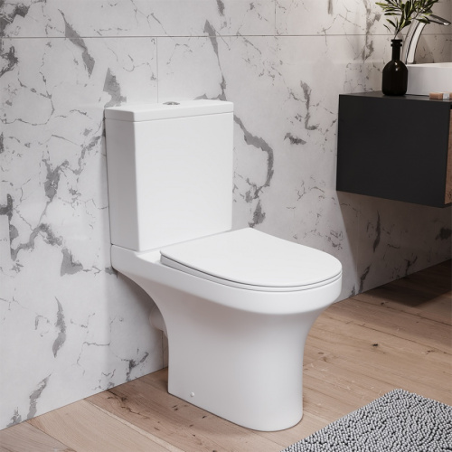 картинка DX35C8600SC Skyline унитаз-компакт безободковый с сиденьем микролифт от магазина Сантехстрой