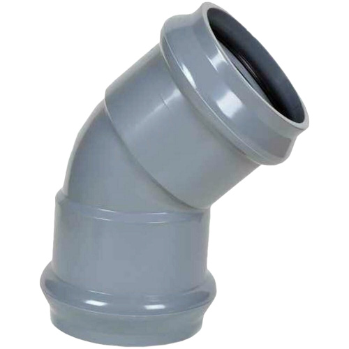картинка Отвод ХЕМКОР НПВХ двухраструбный 110 мм, 90гр. от магазина Сантехстрой