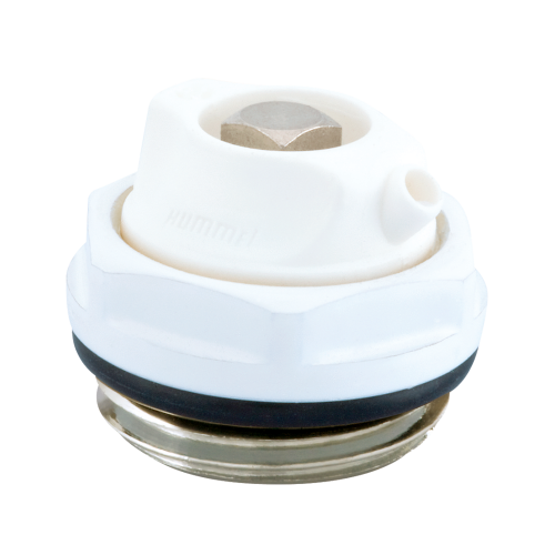 картинка Воздухоотводчик Hummel G1/2, хром/белый от магазина Сантехстрой