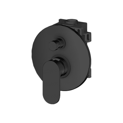 картинка Gattoni H2Omix7000 Смеситель встроенный на 2 выхода с коробкой GBOX, цвет Nero Opaco (Снято с пр-ва) от магазина Сантехстрой